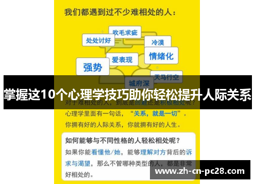 掌握这10个心理学技巧助你轻松提升人际关系